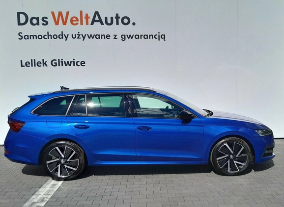 Skoda Octavia cena 119700 przebieg: 42596, rok produkcji 2021 z Gliwice małe 277